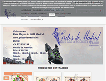 Tablet Screenshot of gritosdemadrid.com